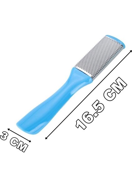 Mini Boy Çift Taraflı Törpü Ölü Deri Temizleme Aracı 16.5 cm Mavi Renk fırsatları