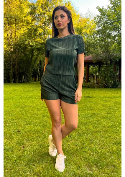 Kadın Haki Yeni Sezon Piliseli Alt Üst Ikili Takım NB10047 fiyatları