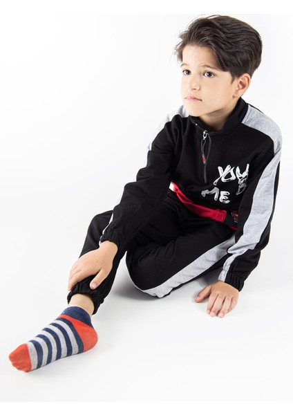 Yazı Baskılı Erkek Çocuk Eşofman Takımı fiyatları