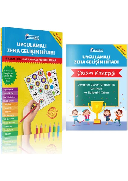 1. Sınıf Bilsem Sınavı Hazırlık Uygulamalı Zeka Gelişim Kitabı