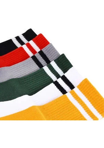 Unisex Çemberli Kolej Çorabı 6'lı