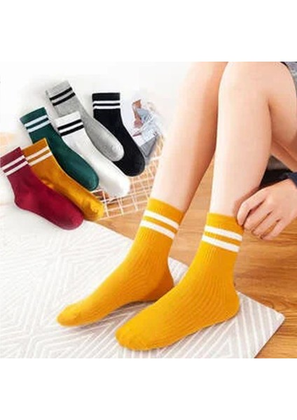 Unisex Çemberli Kolej Çorabı 6'lı fırsatları