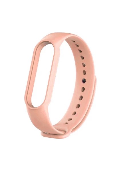 Amazfit Band 5-6 Için Silikon Kordon Somon