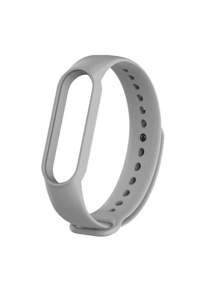 Amazfit Band 5-6 Için Silikon Kordon Gri