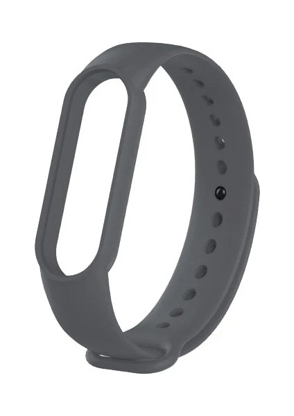 Amazfit Band 5-6 Için Silikon Kordon Füme
