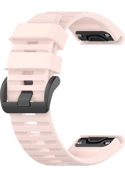 Garmin Darth Vader Için Quick Fit Özellikli Silikon Kordon Kayış Açık Pembe