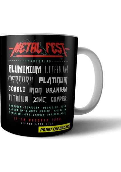 Metal Fest Kupa Bardak Model 1