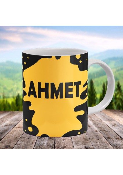 Always Keep Positive Baskılı Kişiye Özel Isimli Porselen Kupa modelleri