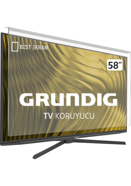 Grundıg 58GCU8900B Tv Ekran Koruyucu - Grundig 58" Inç Ekran Koruyucu 58 Gcu 8900B modelleri