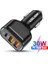 USLİON 30W 2 USB + Type-C Girişli QC3.0 Hızlı Araç Çakmaklık Şarjı 1