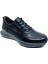Siyah Hakiki Deri Erkek Sneaker Spor Ayakkabı 2553 306 738 1
