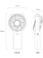 WT-F30 Handhd Ectric Fan Mavisi (Yurt Dışından) 3