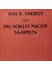 Das 1. Verbot Du Sollst Nicht Sampeln 1988 Lp 1
