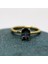 Nikola 1.50 Ct Mistik Topaz Tektaş 925 Ayar Gümüş Evlilik Teklifi Yüzüğü-Hediye Gümüş Tektaş Yüzük 4