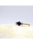 Altın Yüzük - Safir Carolin Alyans YÜZÜK-0.40CT Nano Safir Evlilik Teklifi Alyansı-14 Ayar Hediye Altın Evlilik Teklifi Yüzük 1