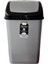 Poly Time Polytime Sallanır Kapak Ofis Banyo Mutfak Bahçe Çöp Kutusu Kovası / 5 Litre / Gri / 29X14X17 Cm. 1