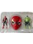 Hulk Spiderman Figür ve Işıklı Örümcek Adam Maske Seti Oyuncak Hulk Oyuncak Örümcek Adam 2