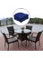 2x Tepeli Koltuk Minderleri Yuvarlak Geri 19 "x 19" Veranda Mobilya Sandalye Pedleri Royalblue 3