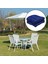 2x Tepeli Koltuk Minderleri Yuvarlak Geri 19 "x 19" Veranda Mobilya Sandalye Pedleri Royalblue 4