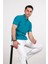 Taş Yıkama Regular Fit Lacost Kumaş Polo Yaka Pamuklu Erkek T-Shirt 3