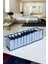 11 Gözlü Çekmece Içi Lacivert Çizgili Düzenleyici Organizer - Small 11 x 41 x 12 cm 2