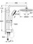 Tempesta Cosmopolitan System 250 Duvar Bağlantılı, Divertörlü Duş Sistemi - 26675000 4