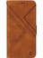 Geometrik Çizgi Pu Kılıfı Foriphone 13 Pro Brown 1