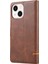 YKD Store Apple iPhone 13 Mini Brown Için Clic Deri Kılıf 3