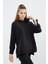 Kapüşonlu Içi Şardonlu Kadın Sweatshirt 1