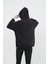 Kapüşonlu Içi Şardonlu Kadın Sweatshirt 3