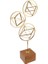 Lucky Art Gold Metal 3'lü Halka Dekor 56CM 1