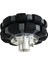 100 mm 45° Mecanum Tekerlek Hub'lı Uyumlu Çift Naylon Kauçuk 6 mm Kuplaj (Yurt Dışından) 1
