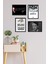Atsız 4 Parça Çerçeve Görünümlü Set Tablo 1