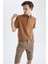 Regular Fit Kısa Kollu %100 Pamuk Gömlek Y1536AZ22HS 4