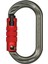 Açık O-Ring Carabiner Alüminyum Alaşım Vidalı Kilitleme Kanca Klipsi Tırmanmak Için Kırpma Gri Kırmızı (Yurt Dışından) 1