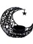 Eid Ay Yıldız Şamdan Masaüstü Ramazan Dekorasyon Hediye Mumluk Siyah (Yurt Dışından) 1