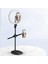 10 "led Halka Işık Kiti ile Standı ile Dim Makyaj Telefon Kamera Youtube Çift Telefon Tutucu (Yurt Dışından) 4