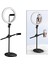 10 "led Halka Işık Kiti ile Standı ile Dim Makyaj Telefon Kamera Youtube Çift Telefon Tutucu (Yurt Dışından) 5