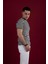 Slimfit Çizgili Örgü Pamuklu Erkek T-Shirt 3