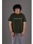 Slimfit Baskılı Sıfır Yaka Erkek Penye T-Shirt 4