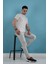 Slimfit Çizgili Örme Kumaş Erkek T-Shirt 1