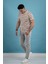 Slimfit Çizgili Örme Kumaş Erkek T-Shirt 1