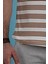 Slimfit Çizgili Örme Kumaş Erkek T-Shirt 3