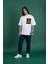 Oversize Cep Aksesuarlı Sıfır Yaka Penye Erkek T-Shirt 3