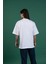 Oversize Cep Aksesuarlı Sıfır Yaka Penye Erkek T-Shirt 4