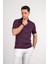 Slimfit Polo Yaka Likralı Desenli Erkek T-Shirt 1