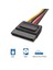 Sata Molex Çevirici Sata 15 Pin Dişi Molex 4 Pin Erkek Güç Kablosu Sata To Molex 5