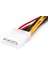 Molex Splitter Kablo 4 Pin Molex Güç Uzatma Kablosu Molex Power Çoklayıcı 4pin Erkek Çift 4pin Dişi 3