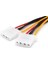 Molex Splitter Kablo 4 Pin Molex Güç Uzatma Kablosu Molex Power Çoklayıcı 4pin Erkek Çift 4pin Dişi 4