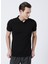 Desenli Siyah Erkek Polo T-Shirt 222 Lcm 242061 Mıxed 3